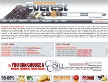 Tablet Screenshot of everestcash.com
